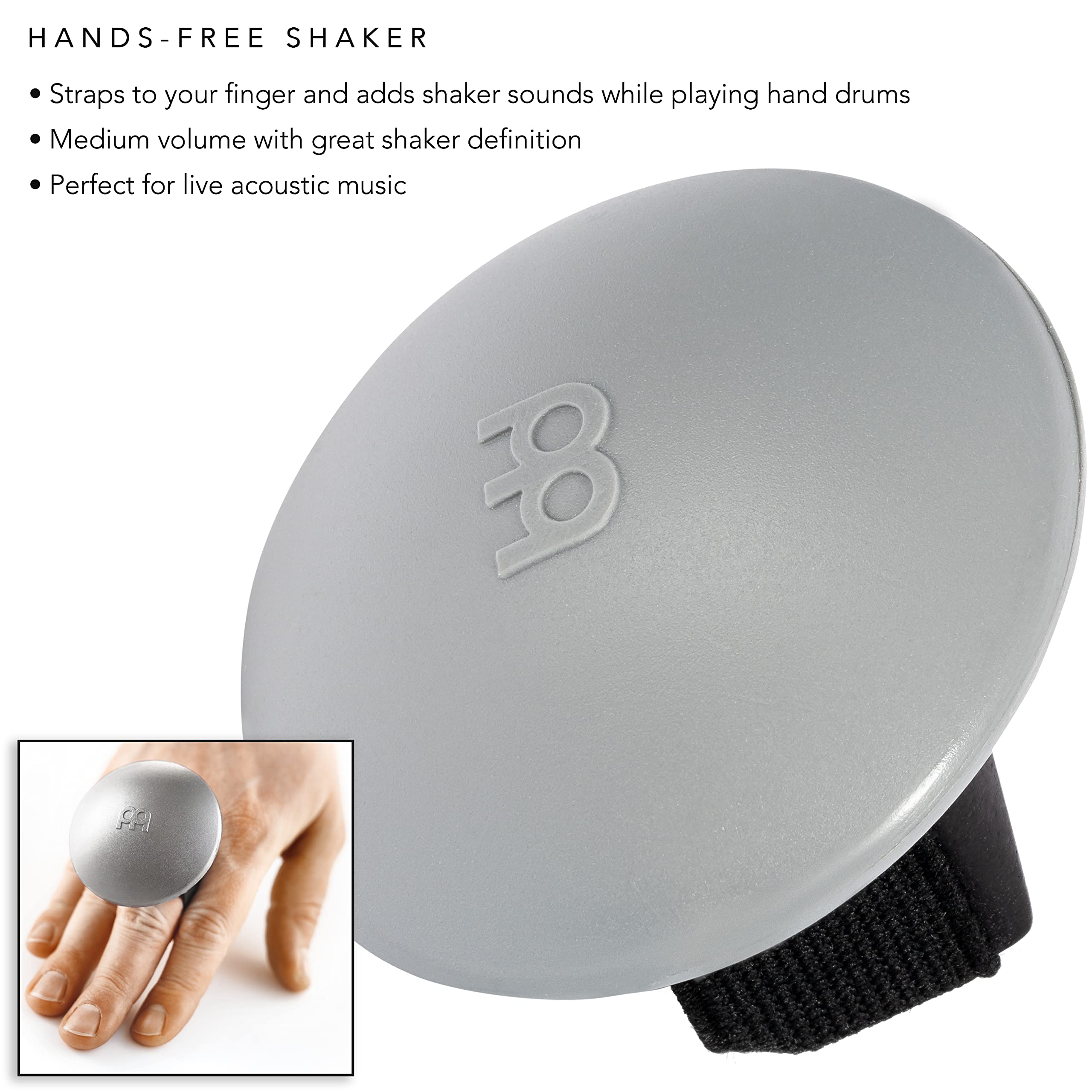 Meinl Cajons MS-GR Motion Shaker Grau Plastik Finger
