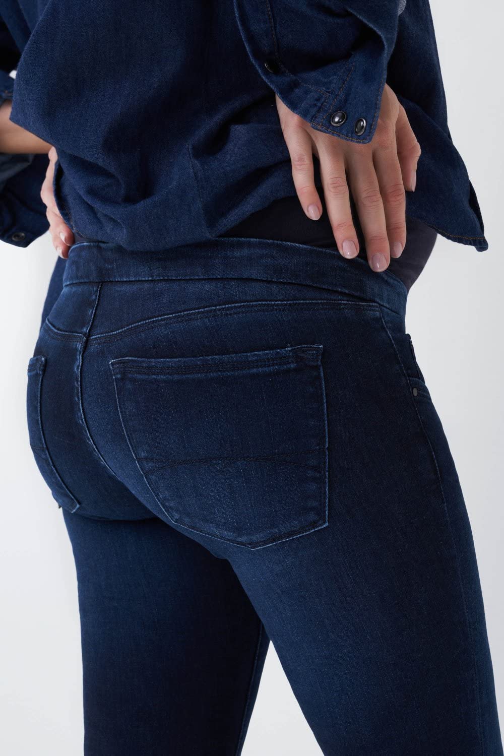 Salsa Jeans True Maternity Hope Cropped Jeans Gr.33 dunkel