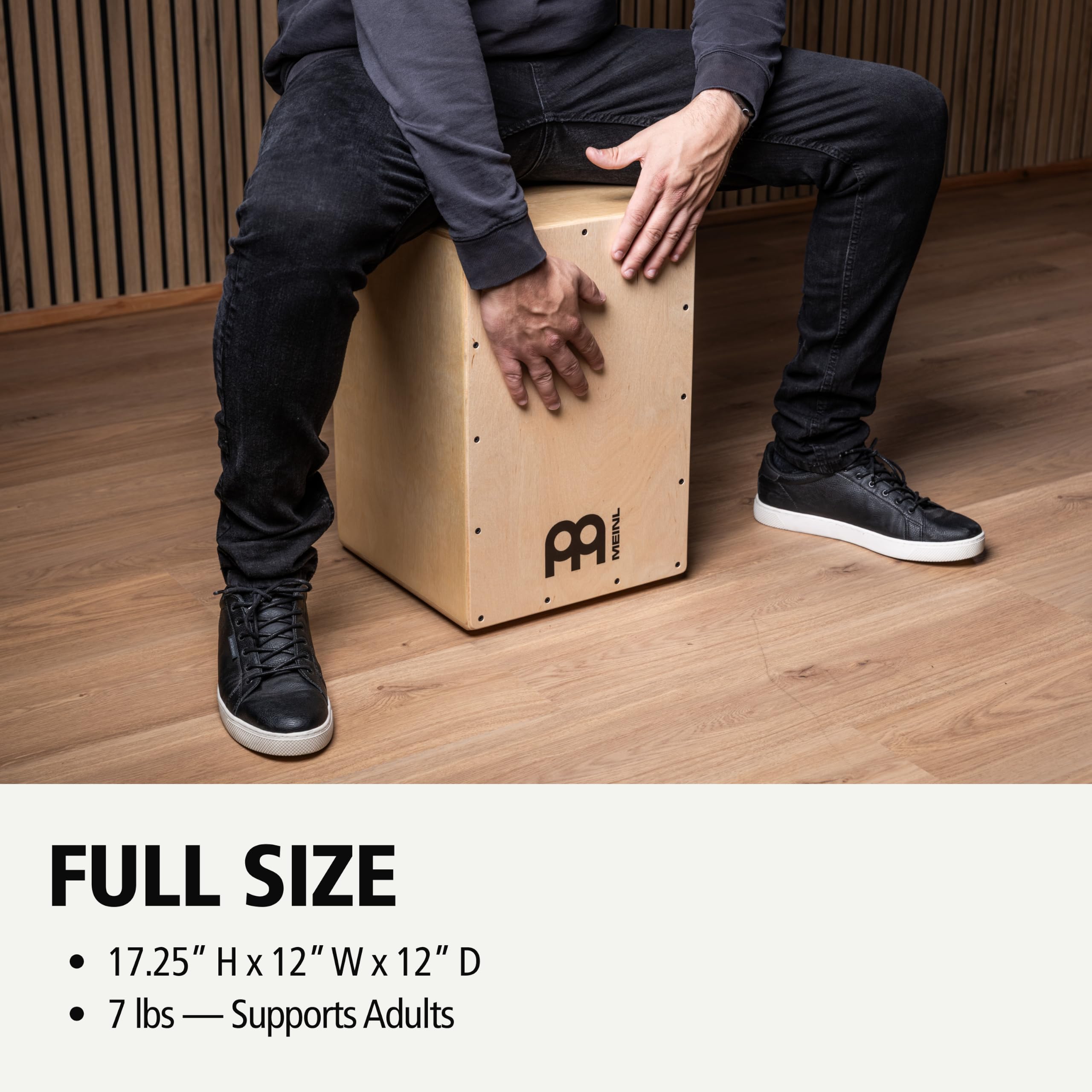 MEINL Cajons HCAJ100NT Headliner Cajon Birke Natur