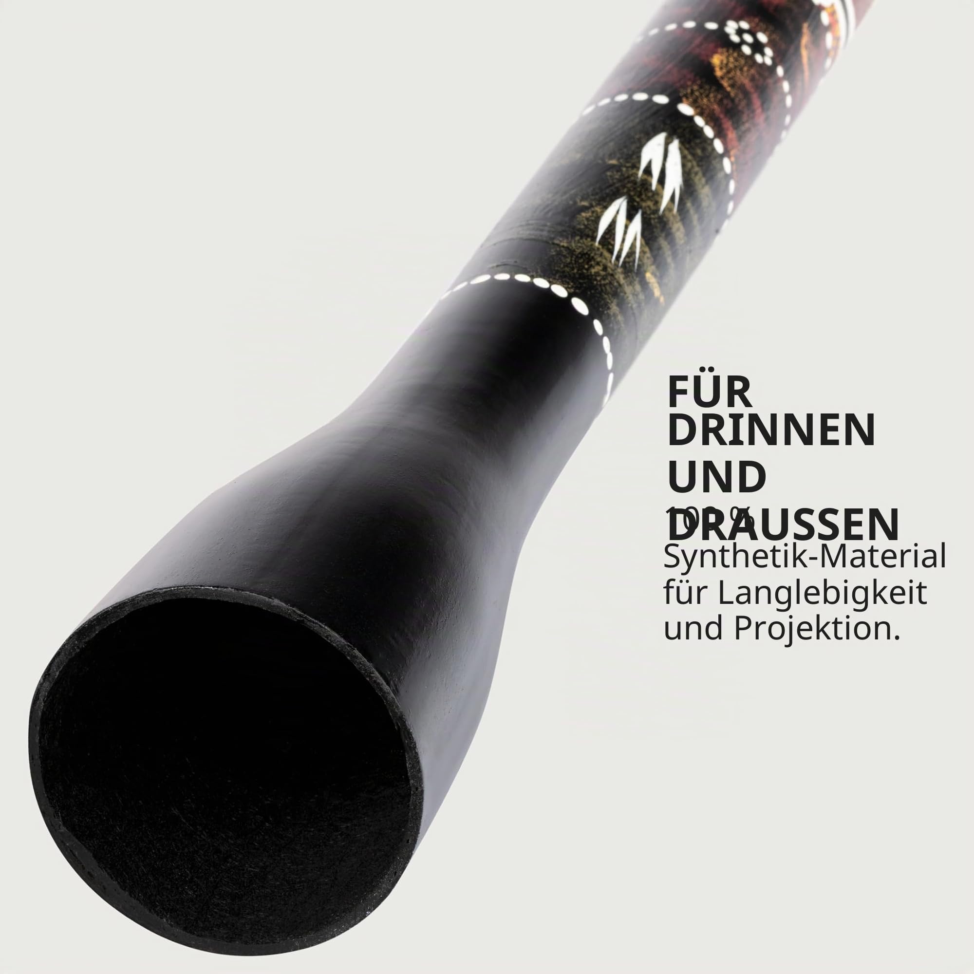 MEINL Didgeridoo Trombone Didgeridoo Fiberglas Teleskop
