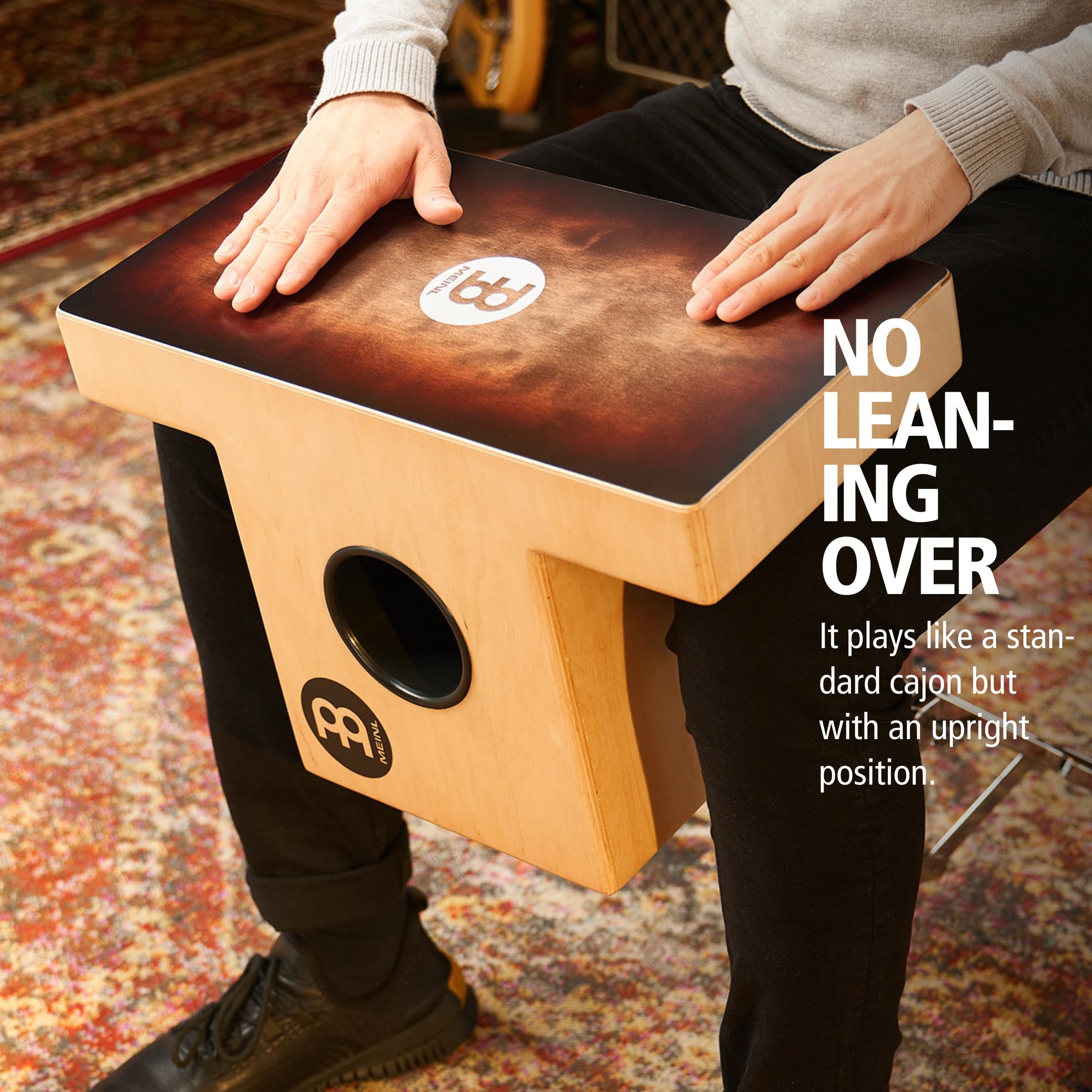 Meinl Slaptop TOPCAJ1EB Cajon Espresso Burst Snare