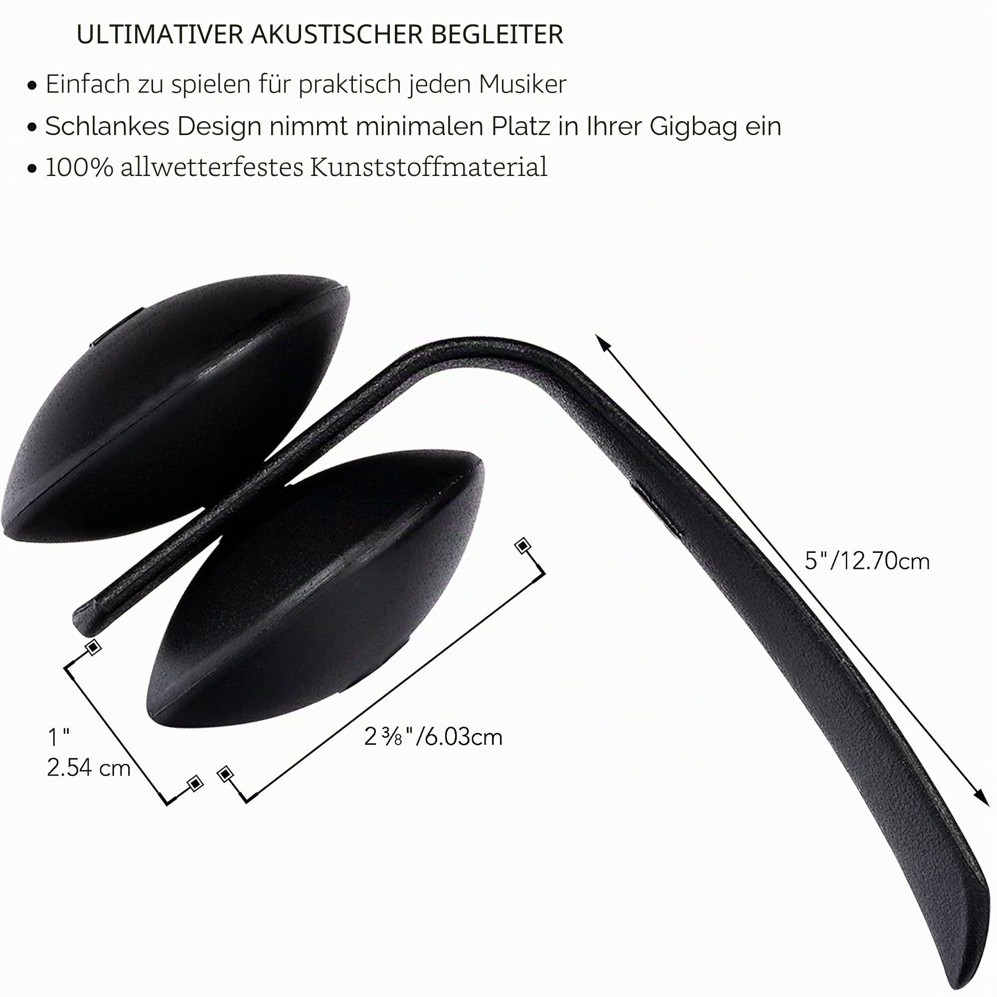 Meinl Foot Percussion HSH Heel Shaker Ferse Schwarz
