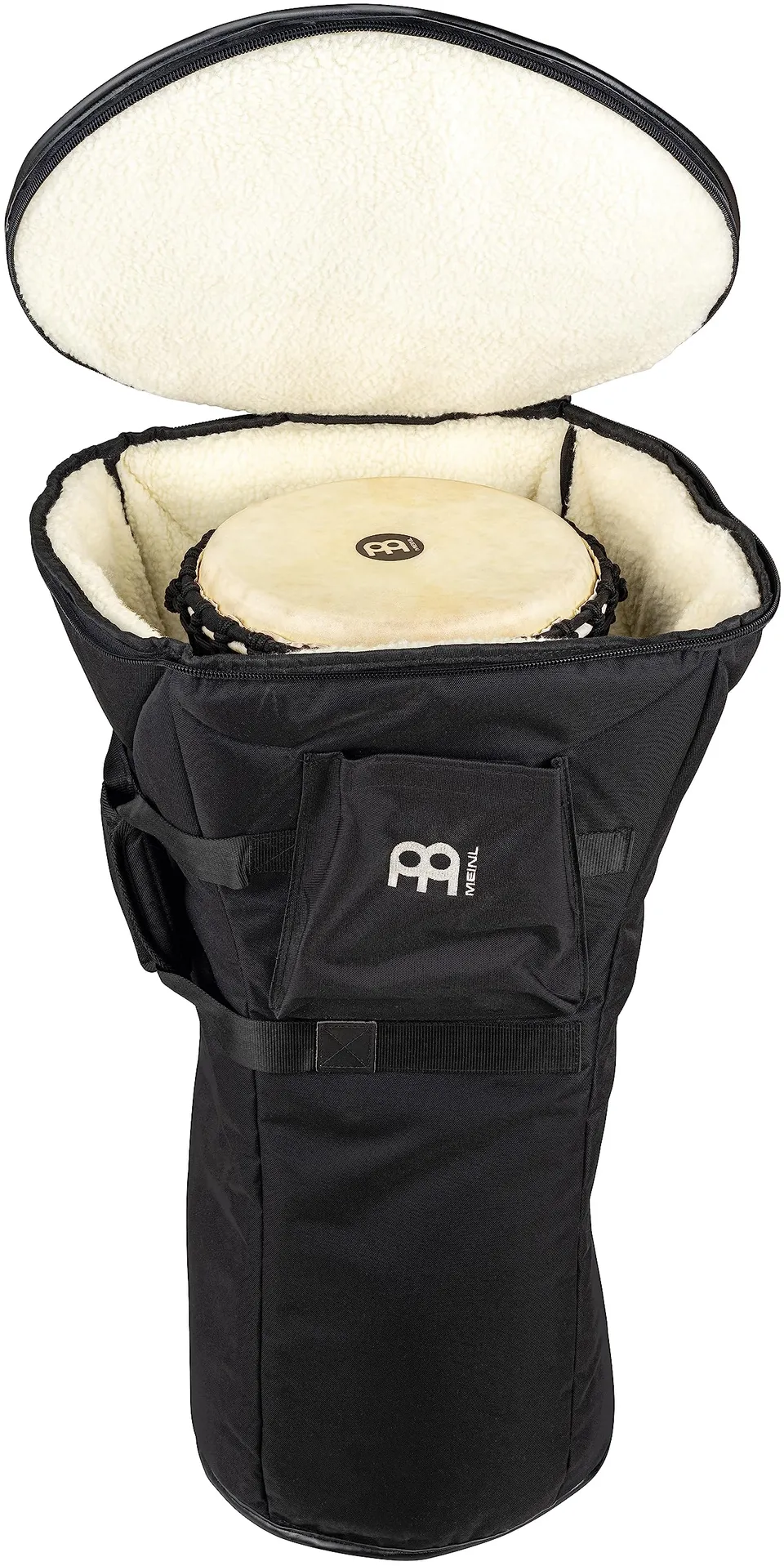MEINL Bags MDLXDJB-L Deluxe Djembetasche Large schwarz gepolstert