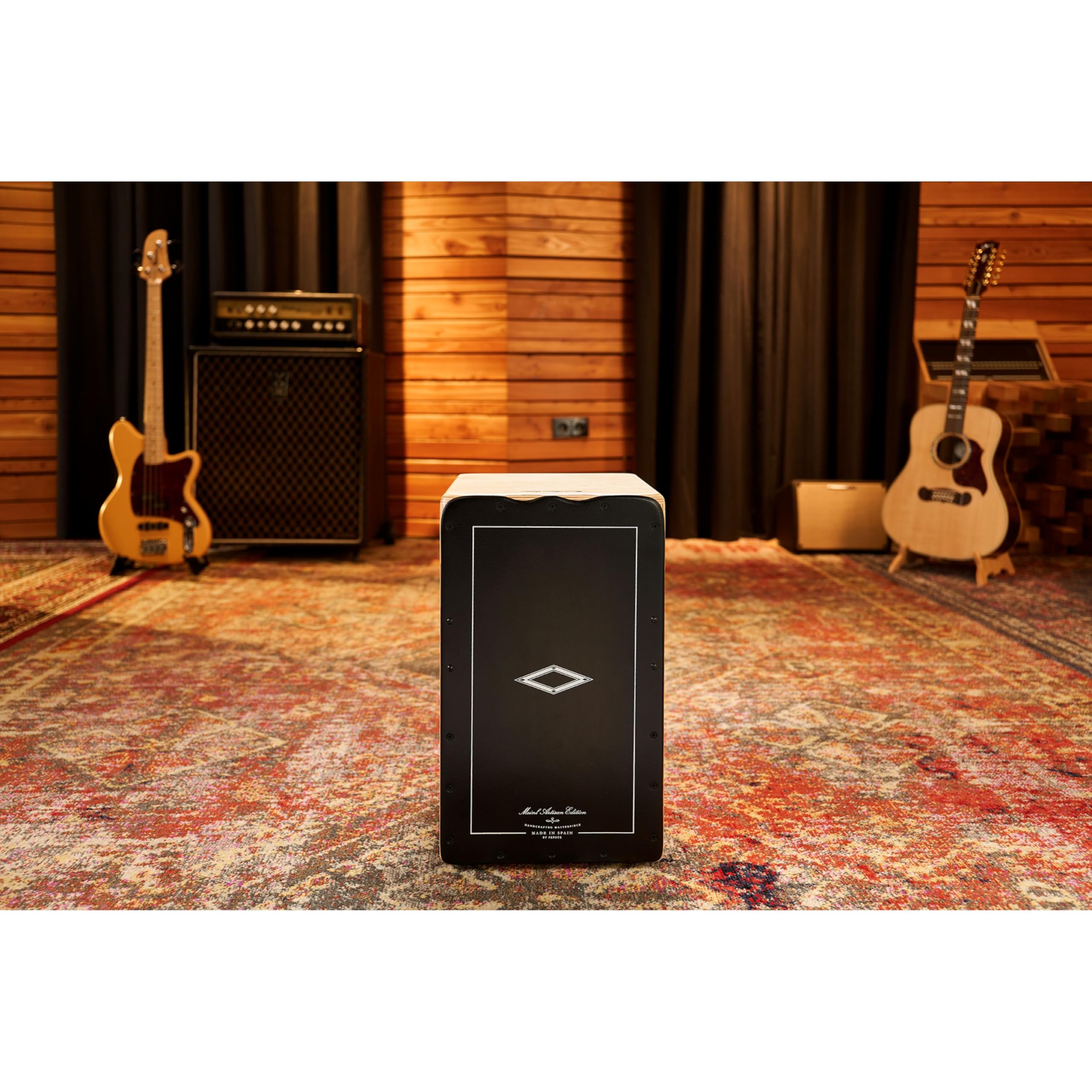 Meinl Artisan PAESLDOB Cajon Soleá Dark Olive Burst Birke