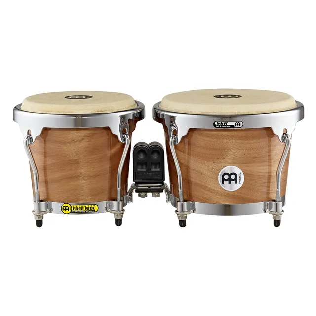 MEINL Bongos MB400CHE Bongo-Set Holz Cherry Kuhfell