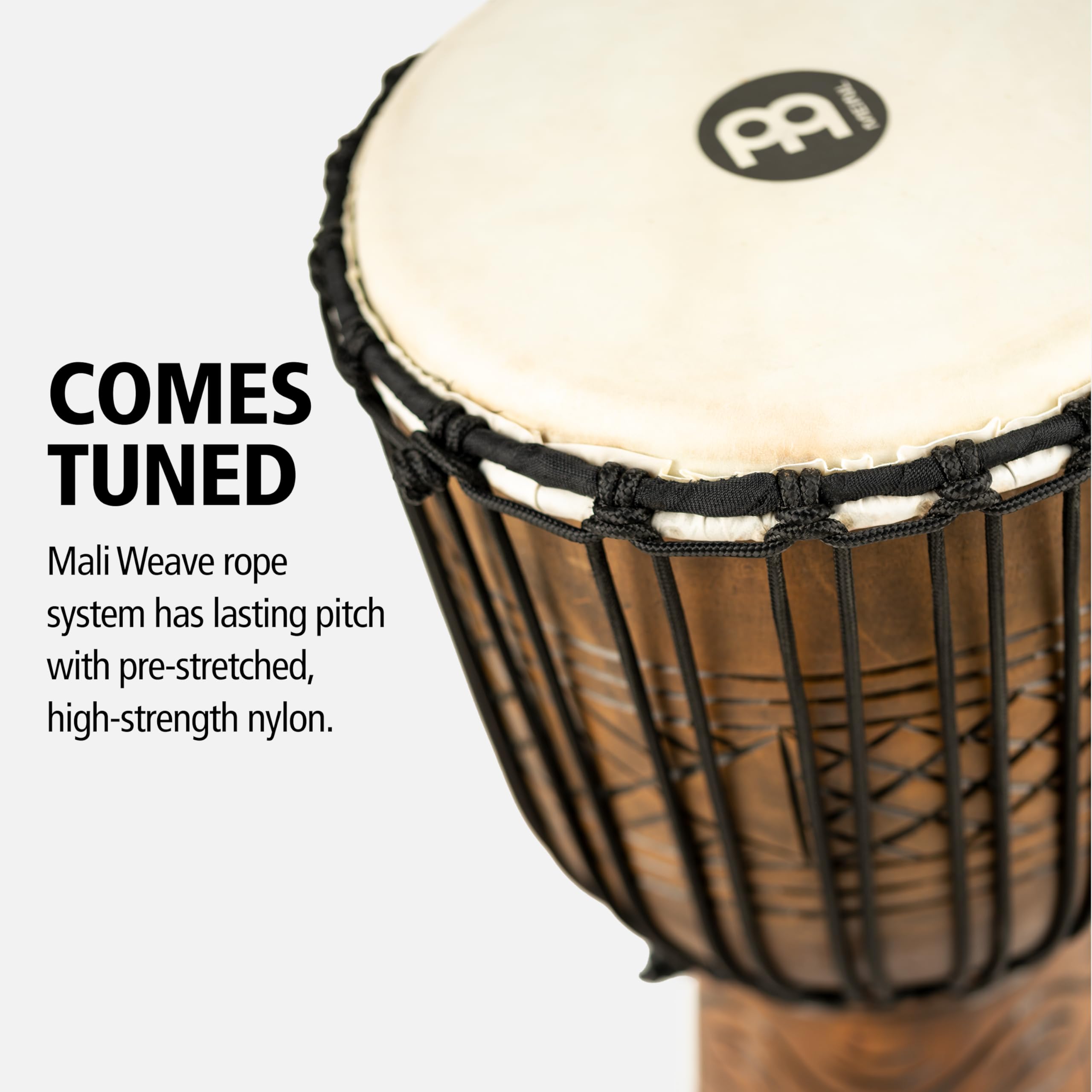 Meinl Headliner HDJ17-L Djembe 12 Zoll Mahagoni Ziegenfell