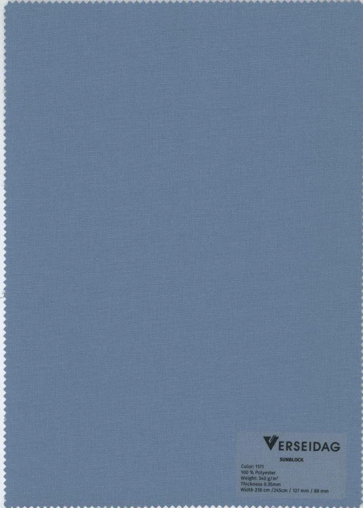 Sauleda Office Sunblock 1171 Markisenstoff Dusty Blue