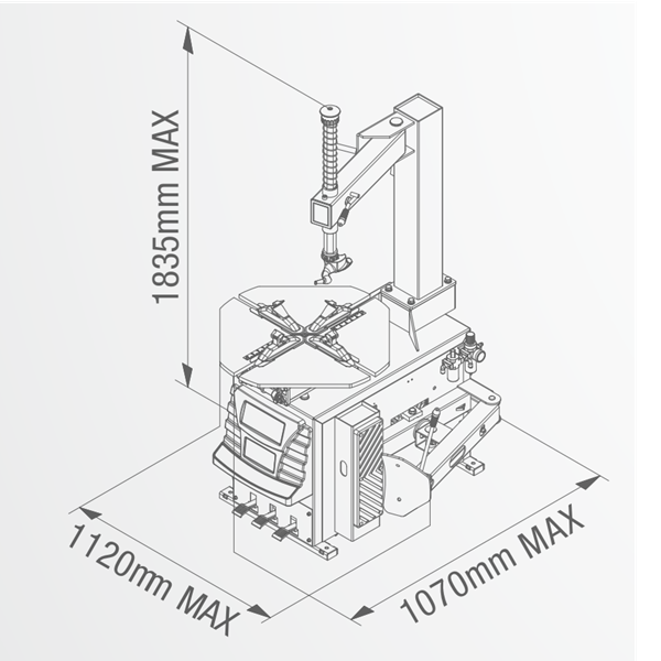 Fasep Montiermaschinen RKE.1412C Reifenmontiermaschine 10-23"