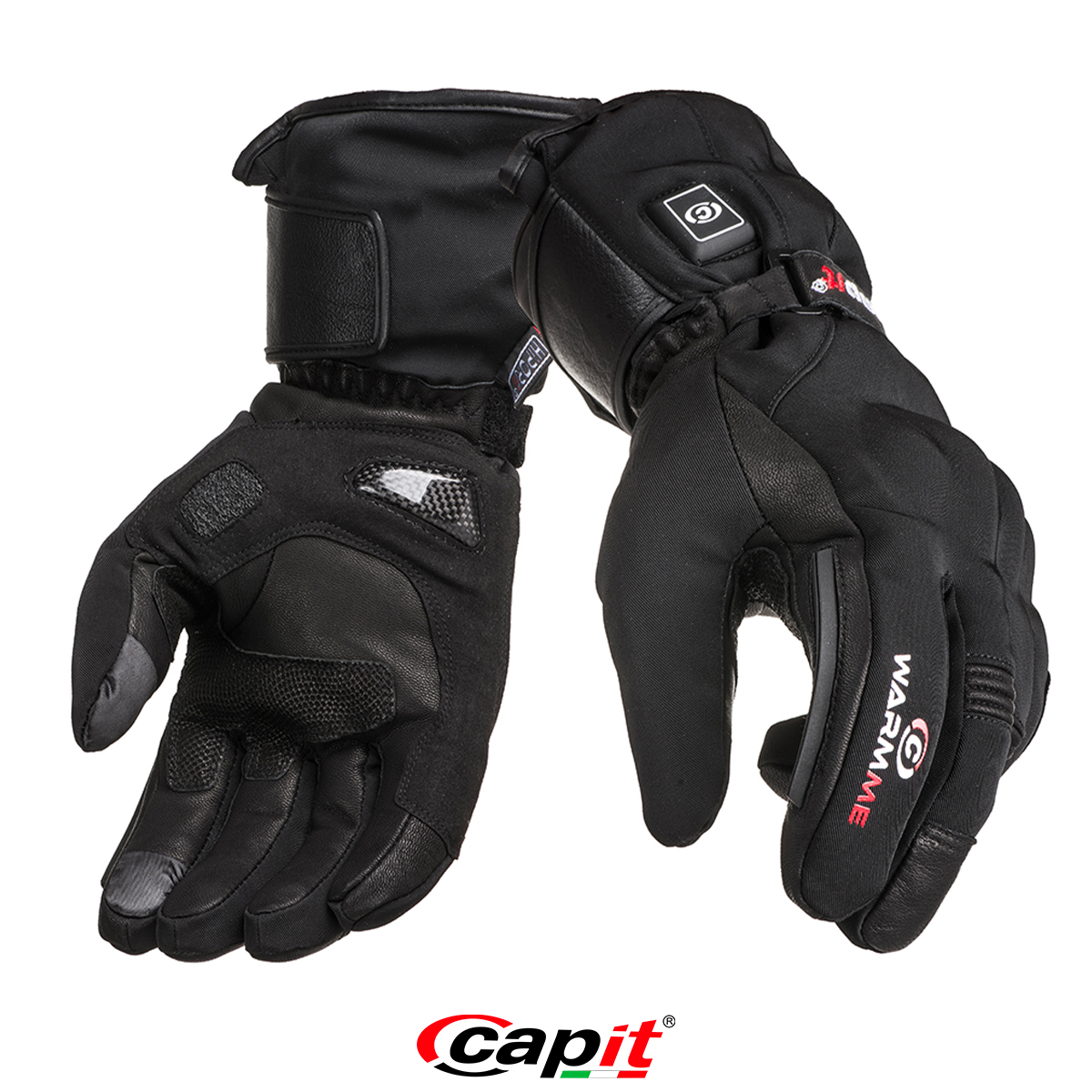 Capit Warmme Heizhandschuhe Motorrad Leder Touch