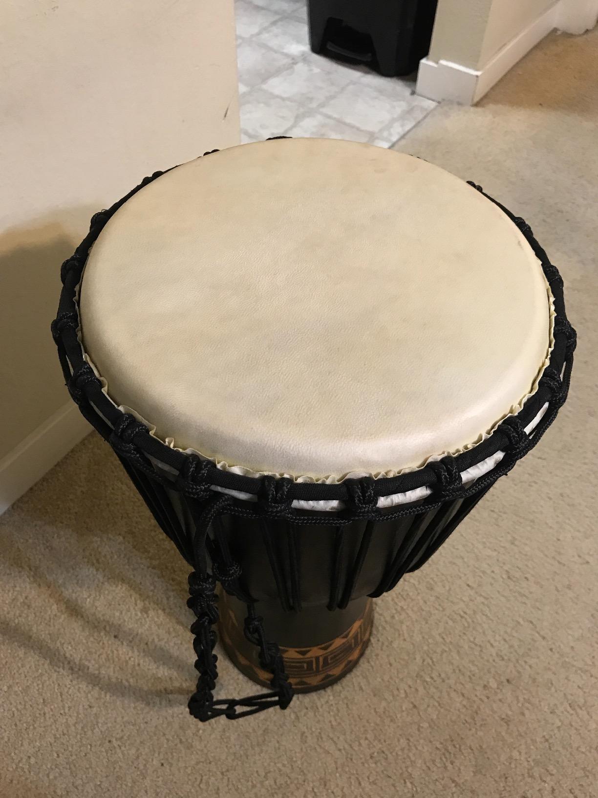 Meinl Congo HDJ1-L Djembe 12 Zoll Mahagoni Dunkelbraun
