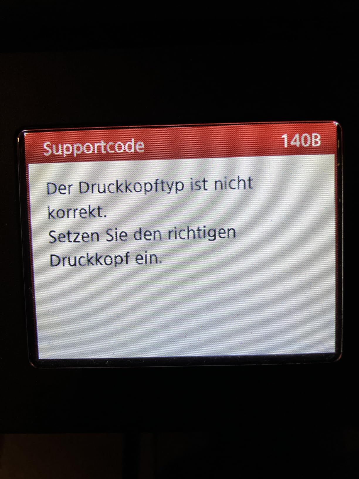 aklosipy Druckkopf Schwarz Ersatz für TS5050 TS6050 Drucker