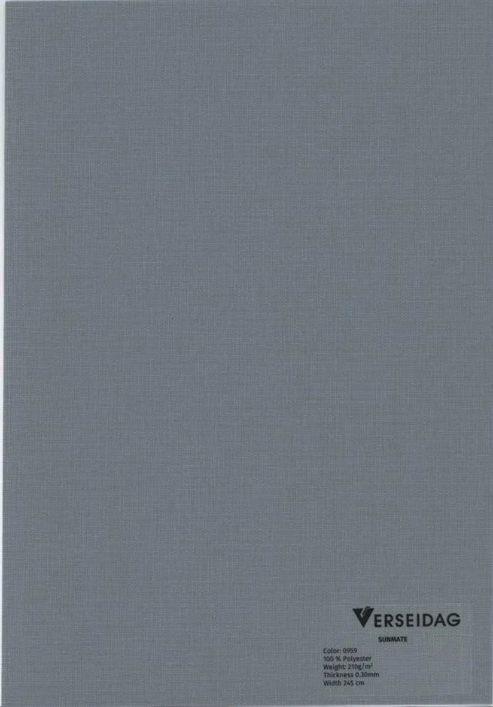 Sauleda Solar Pro Tech Sunmate 0959 Markisenstoff Aluminium