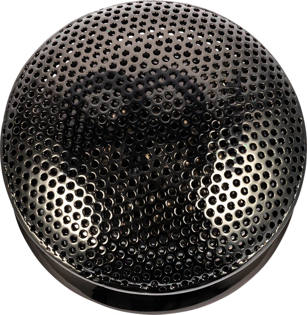 MEINL Hand Percussion SH17 Shaker Stahl Schwarz Gebogen