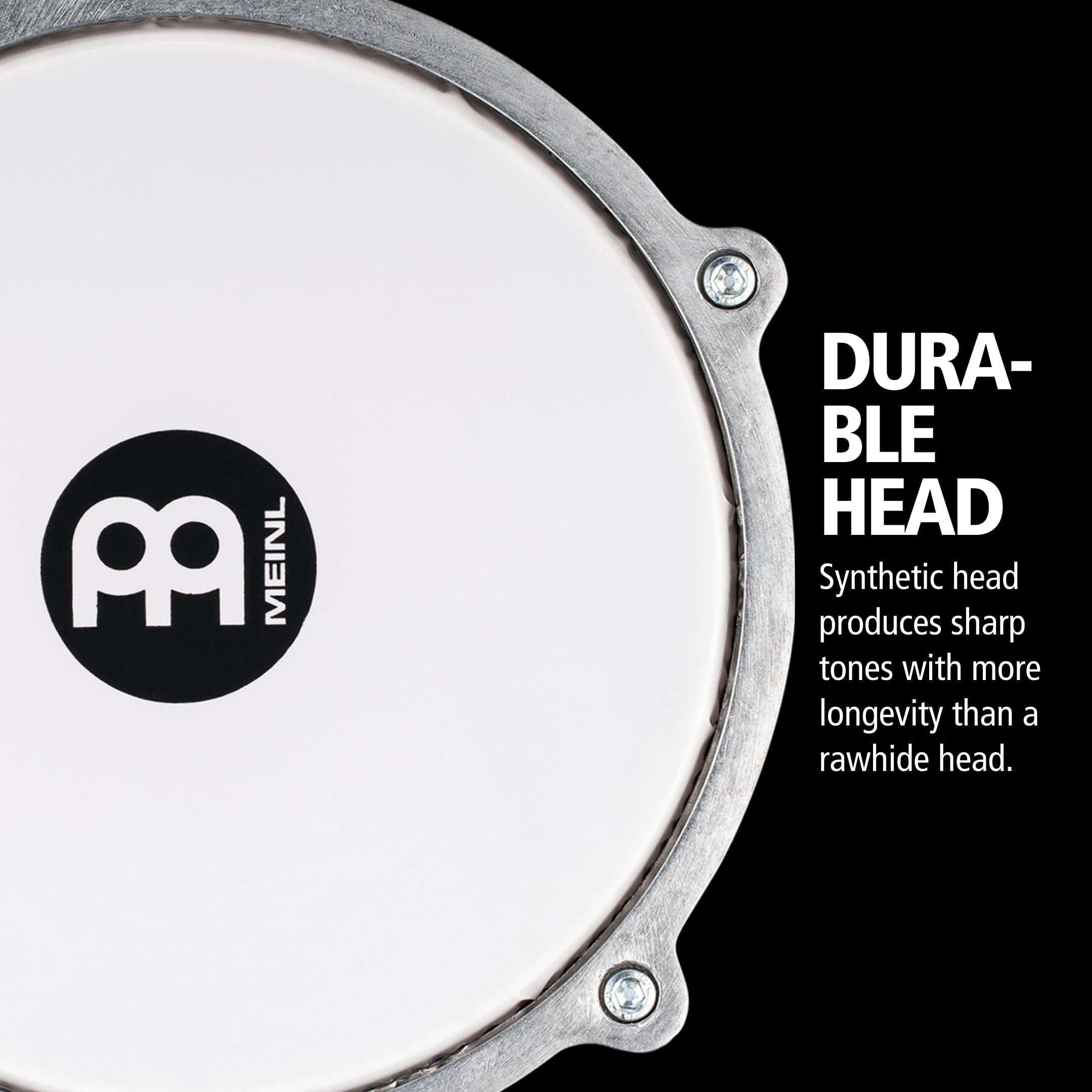 MEINL HE-104 Darbuka Aluminium Silber 8 Zoll