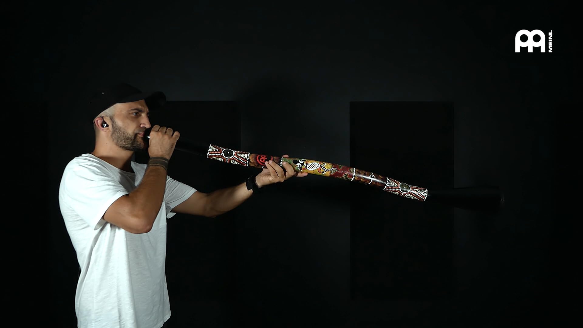 Meinl Didgeridoos SDDG2-BK Didgeridoo Kunststoff mehrfarbig