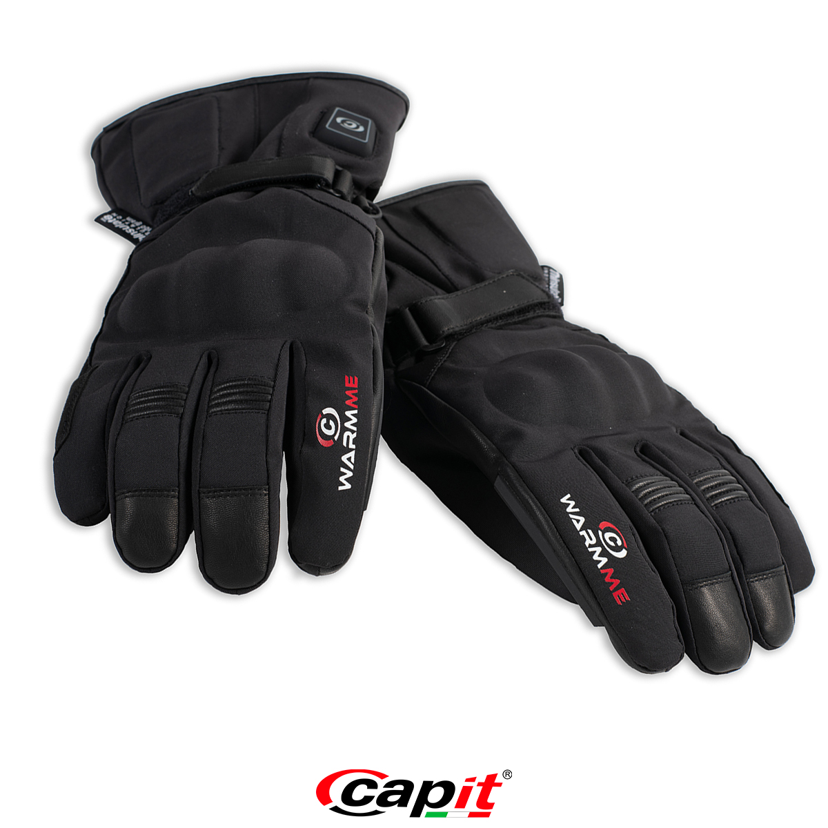Capit Warmme Heizhandschuhe Motorrad Leder Touch