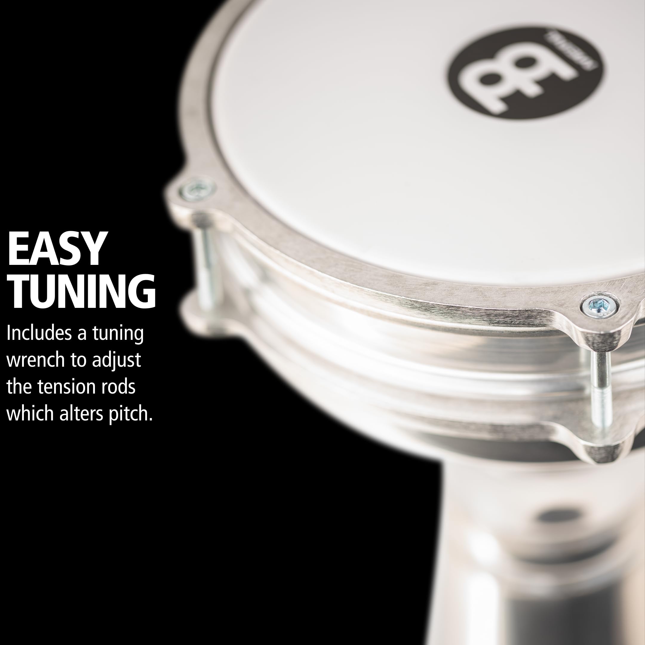 MEINL HE-103 Darbuka Aluminium Silber 7,25 Zoll