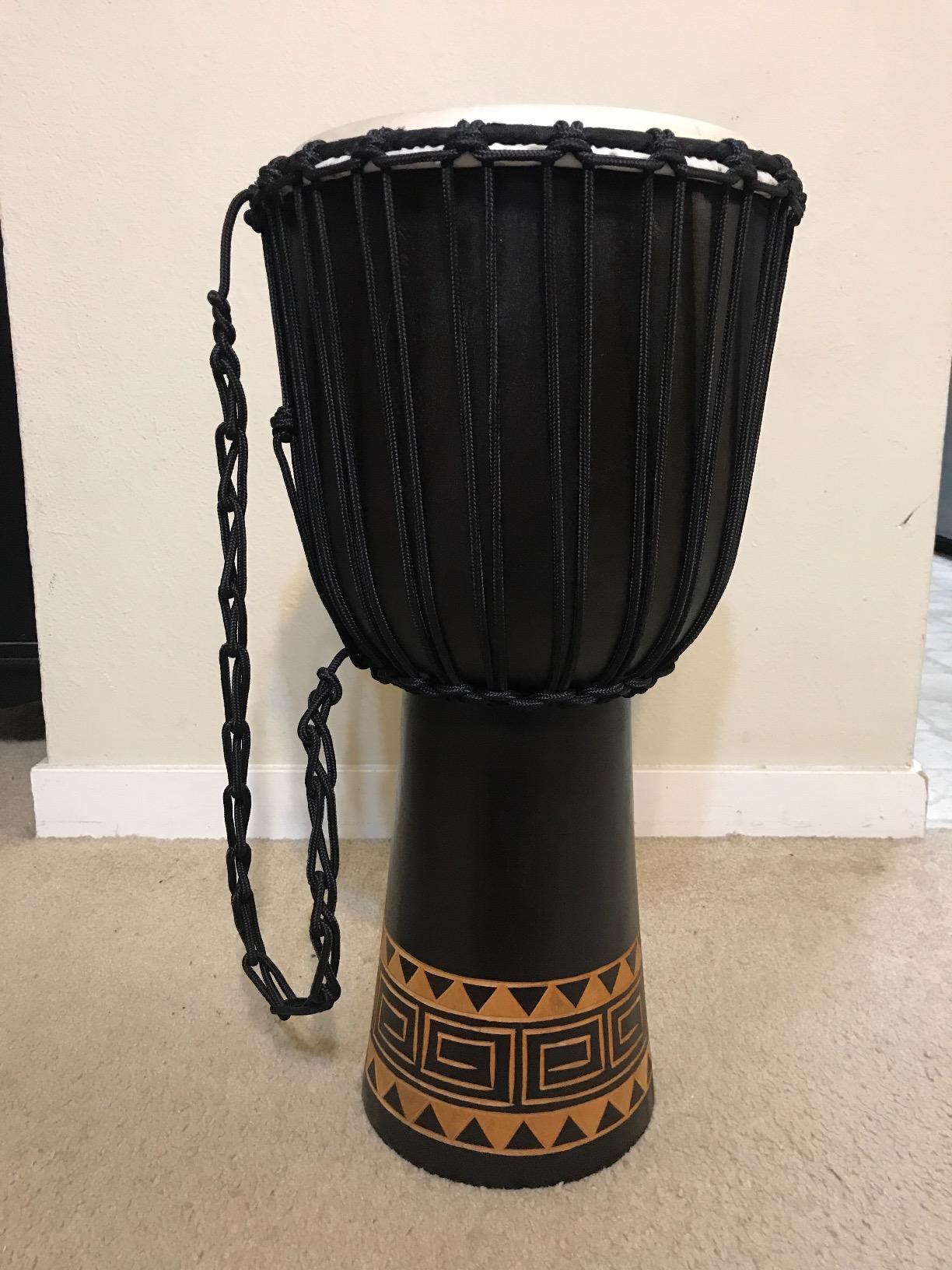 Meinl Congo HDJ1-L Djembe 12 Zoll Mahagoni Dunkelbraun