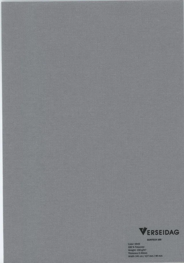Sauleda Suntech 100 0949 Alloy Markisenstoff Grau