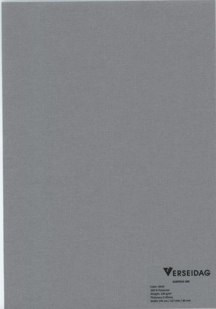 Sauleda Suntech 100 0949 Alloy Markisenstoff Grau