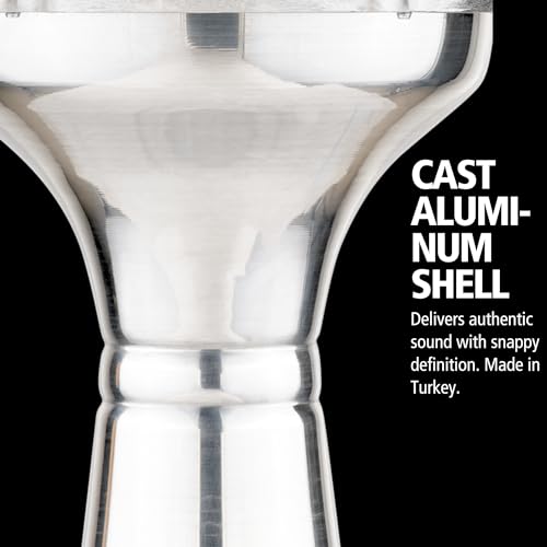 MEINL HE-104 Darbuka Aluminium Silber 8 Zoll