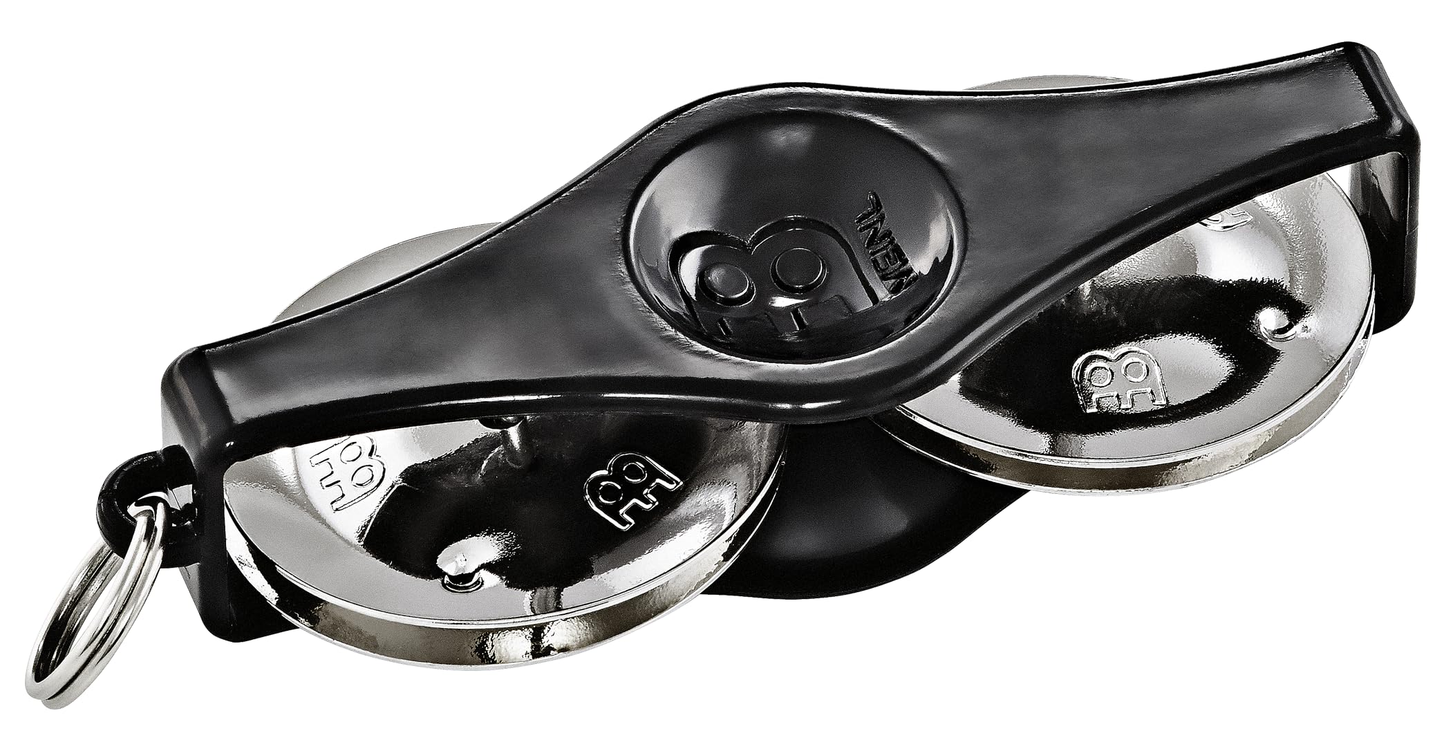 MEINL Percussion KRT-BK Tamburin Anhänger Schwarz ABS Mini