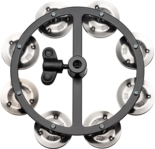 Meinl Tambourines HTHH1BK Hihat Tambourine schwarz Stahl