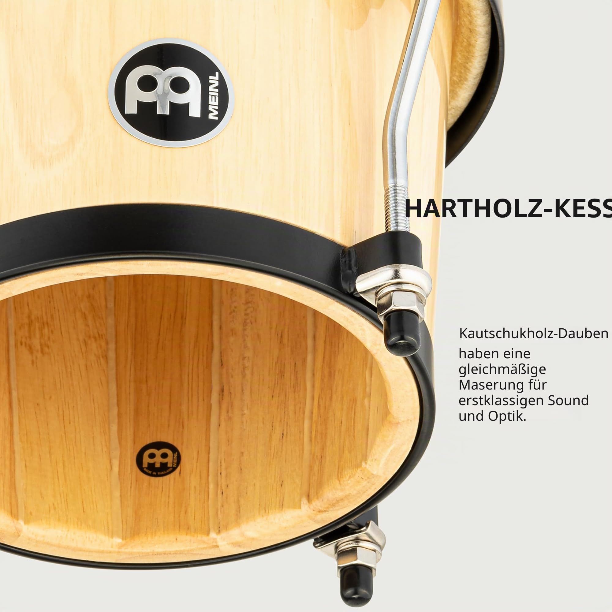 Meinl Headliner HB100NT Bongos Natur Büffelfell