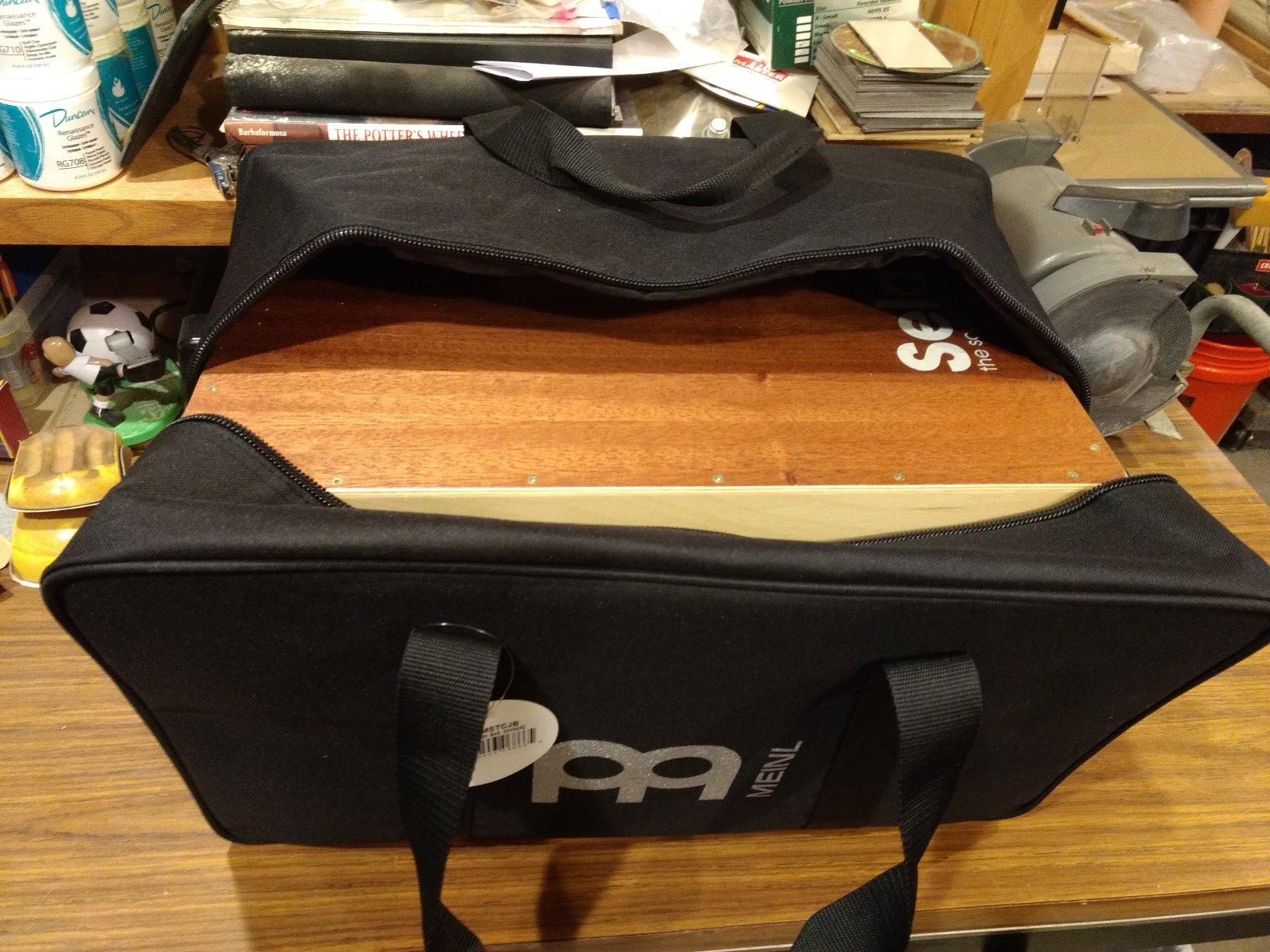 Meinl Bags MSTCJB Cajon Tasche Standard Nylon Schwarz