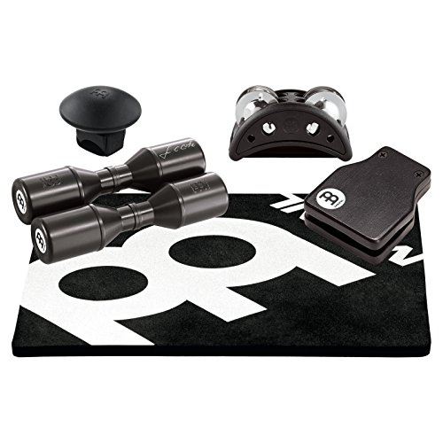 MEINL Hand Percussion PP-2 Cajon Perc Pack Zubehör-Set Schwarz
