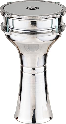 Meinl HE-102 Darbuka Handtrommel Aluminium Silber 6,5 Zoll