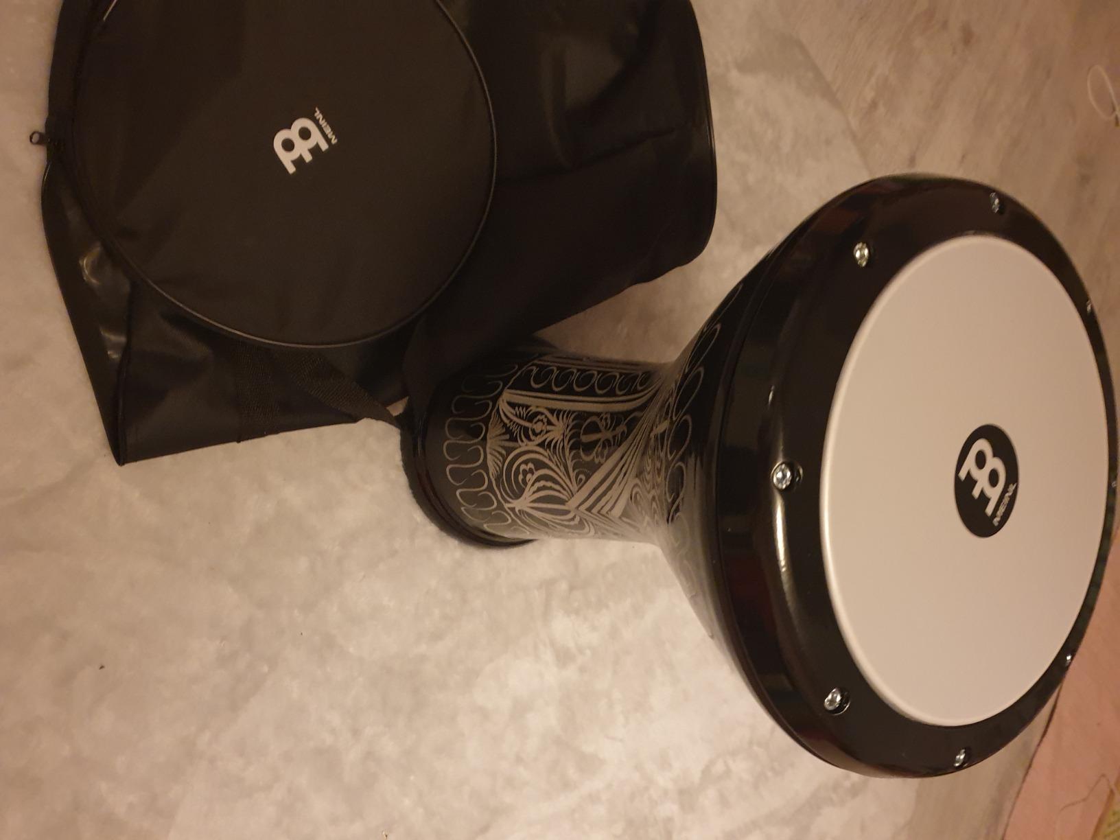 Meinl HE-3018 Doumbek Alu Schwarz Handgraviert