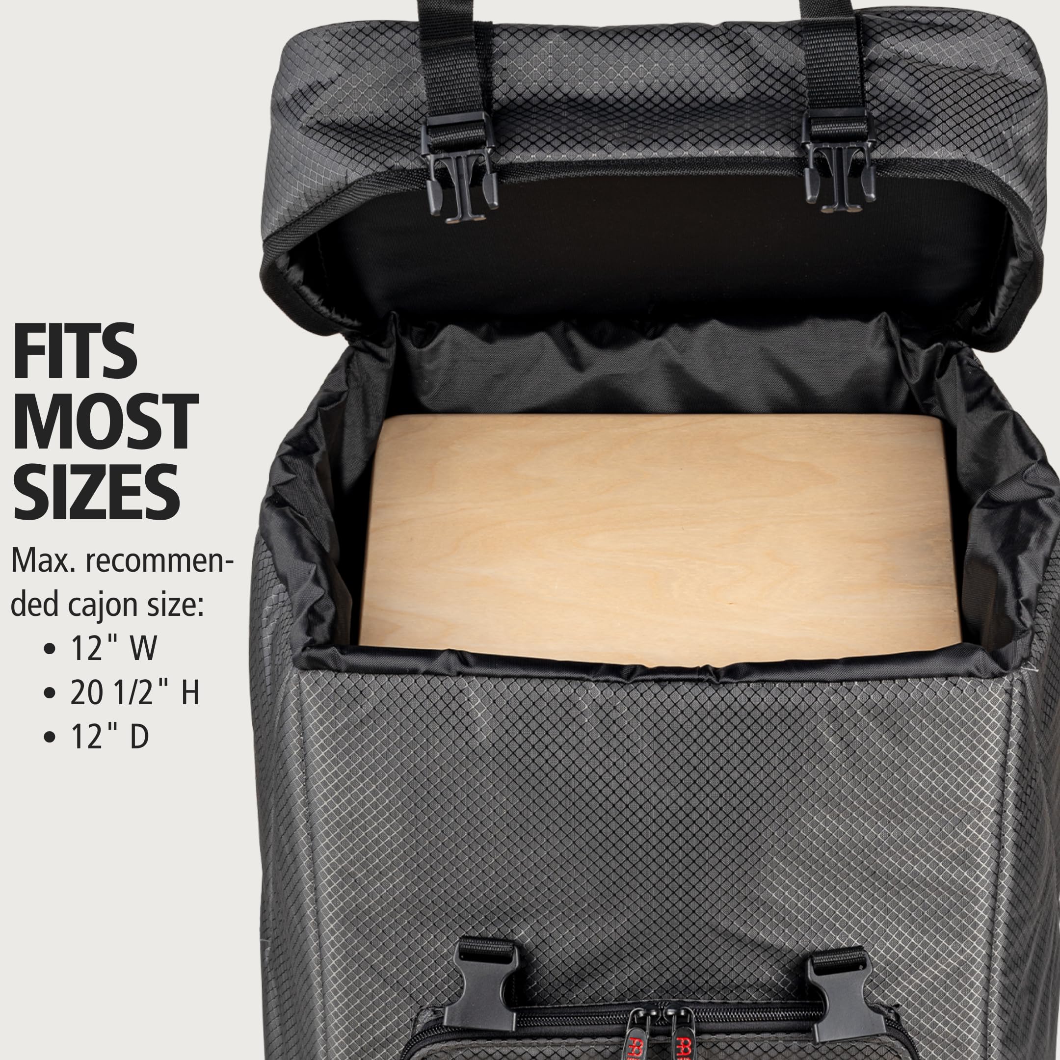 Meinl MCJB-BP-CG Cajon Rucksack Pro Carbon Grey