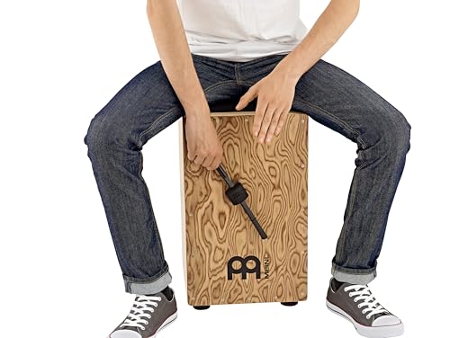 MEINL Cajons CB4 Bass Beat Cajon Brush Besen Schwarz