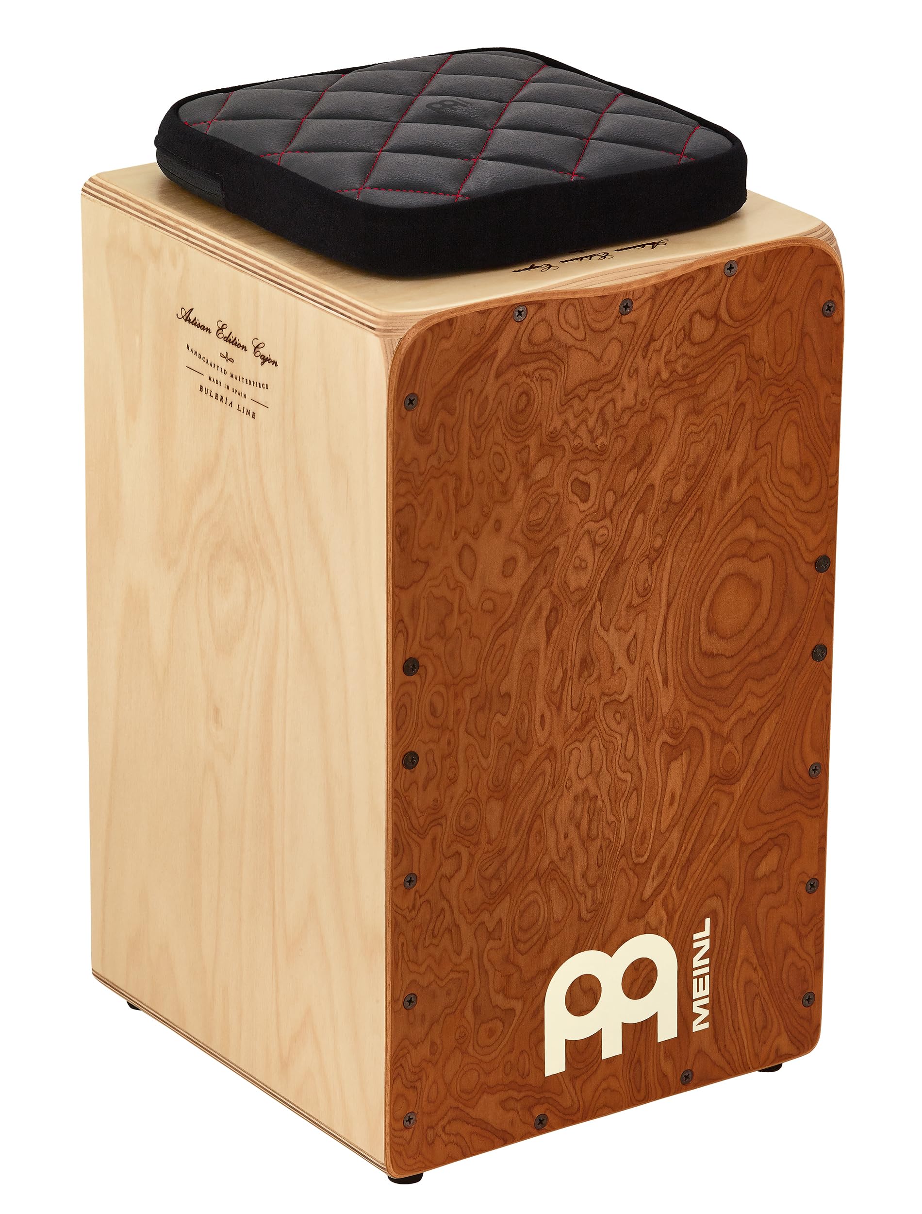 Meinl DCS Deluxe Cajon Sitzkissen Lederoptik schwarz