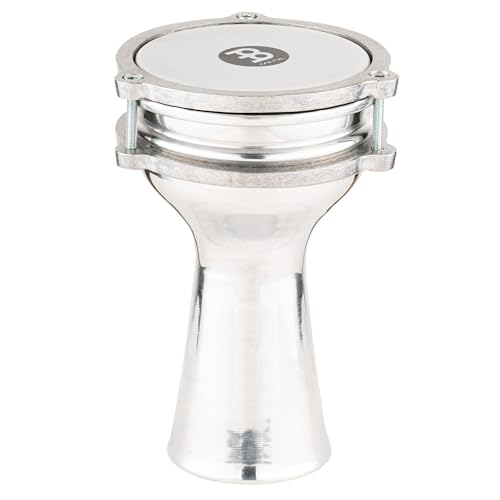 MEINL Percussion HE-050 Mini Darbuka Alu Silber Kunststofffell