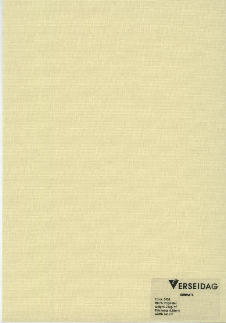 Sauleda Solar Pro Tech Sunmate 0108 Markisenstoff Vanilla