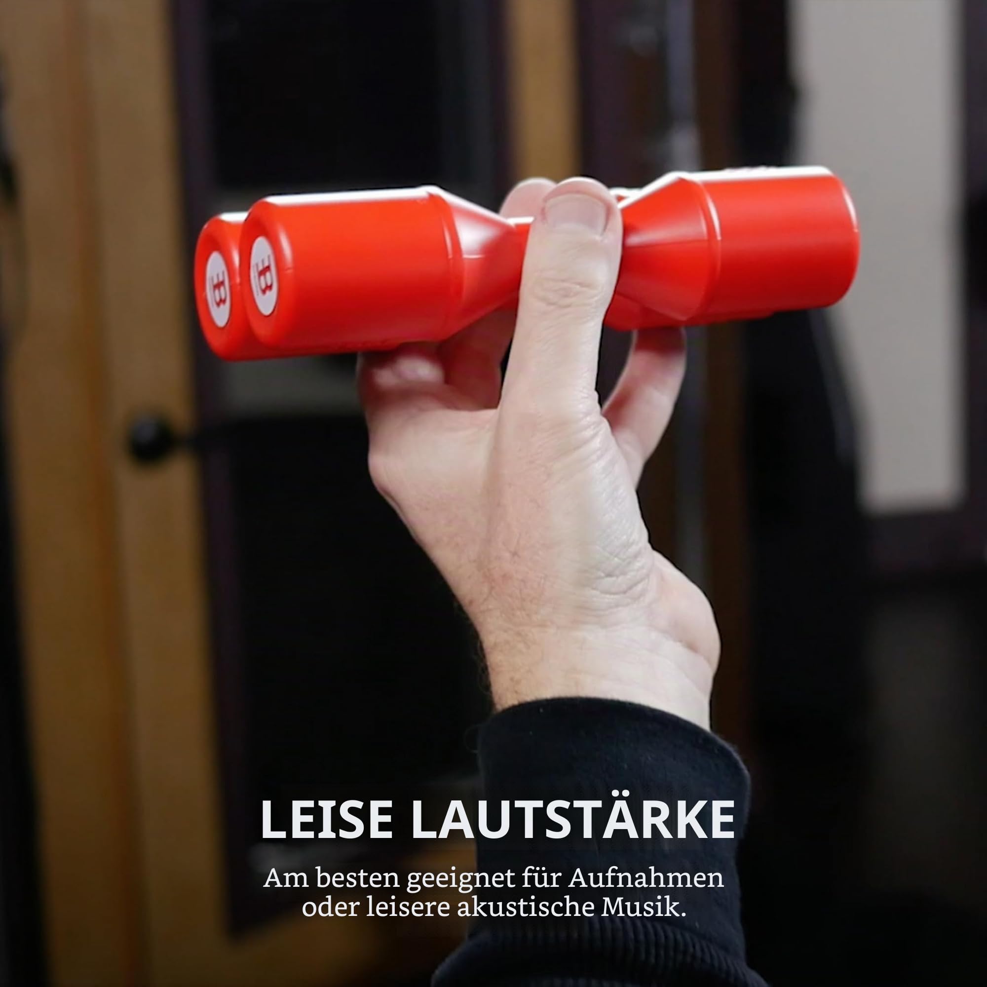 Meinl Hand Percussion SH5R Studio Shaker Rot Kunststoff