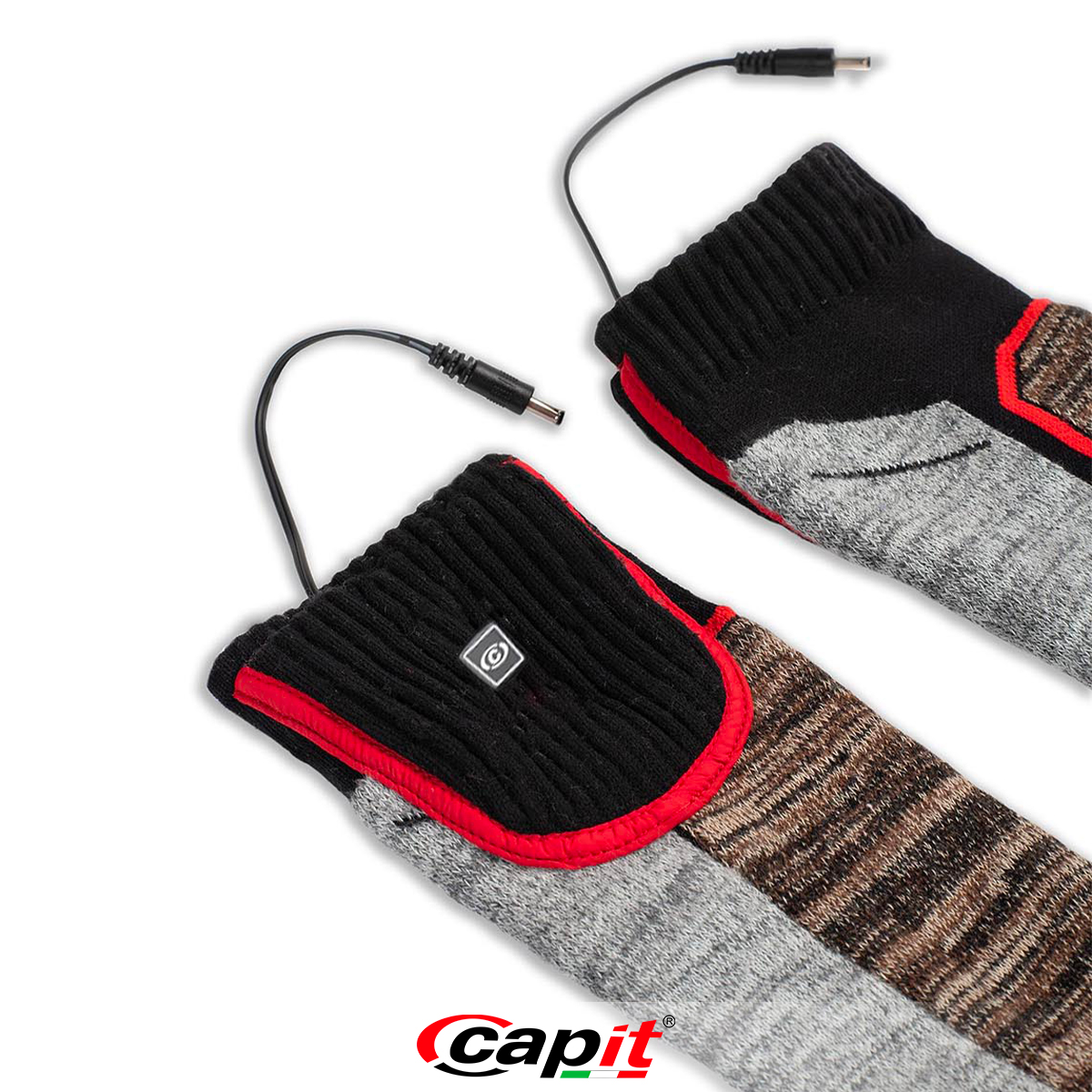Capit Warmme beheizbare Socken Carbon 3 Stufen Akku