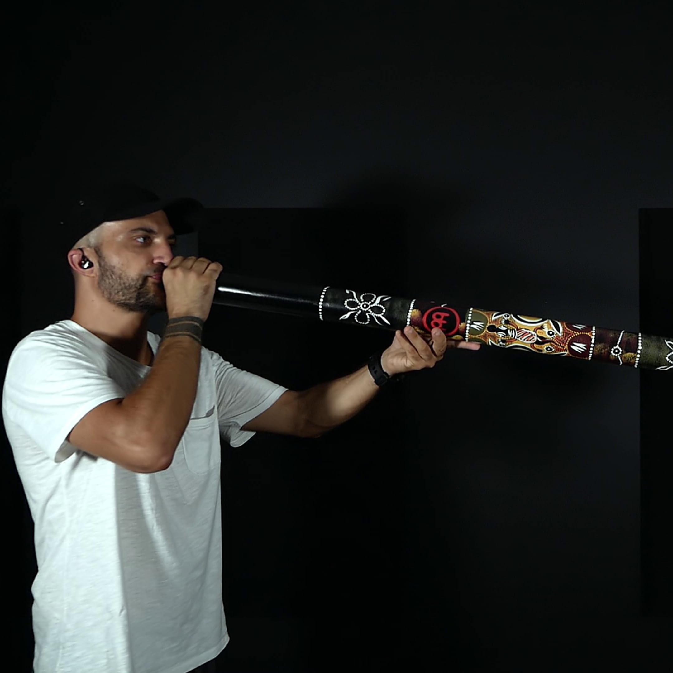 Meinl Didgeridoos SDDG1-BK Didgeridoo Schwarz 130 cm Stimmung D