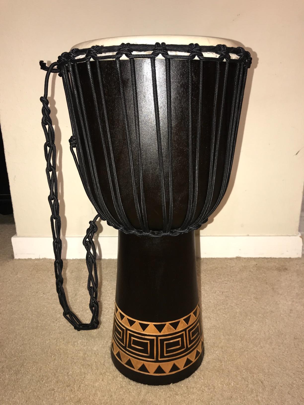 Meinl Congo HDJ1-L Djembe 12 Zoll Mahagoni Dunkelbraun