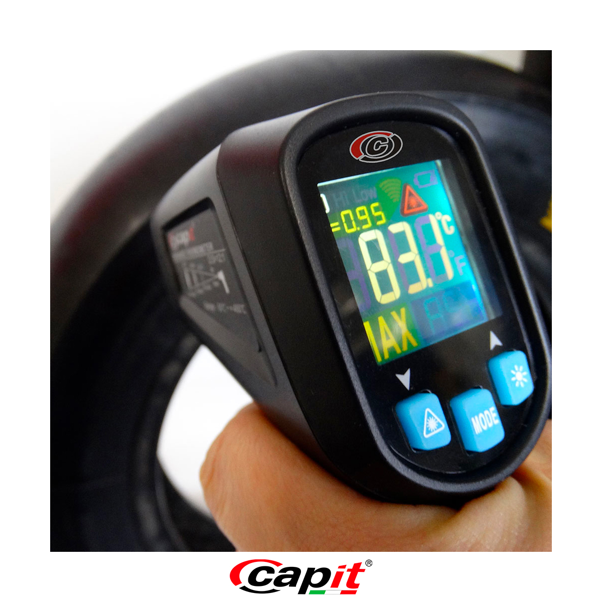 Capit Infrarot-Thermometer Digital Laser 400°C