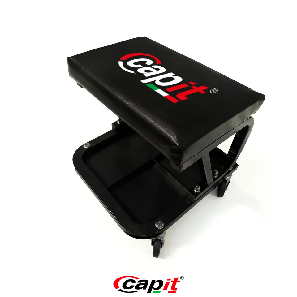 Capit Paddock Werkstatthocker Rollen Ablage 37x35 cm