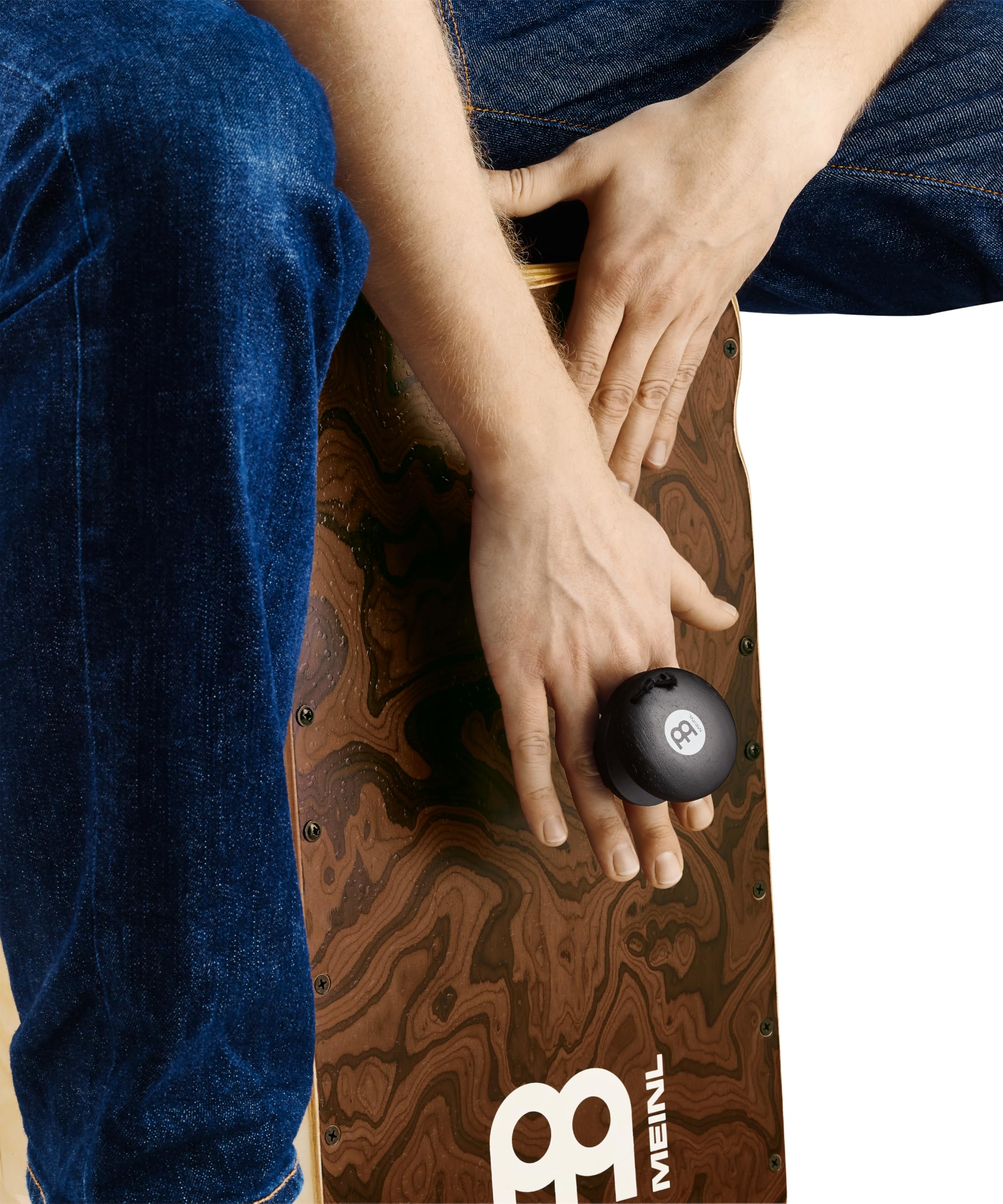 Meinl PCRC1BK Cajon Ring Castanet Finger schwarz