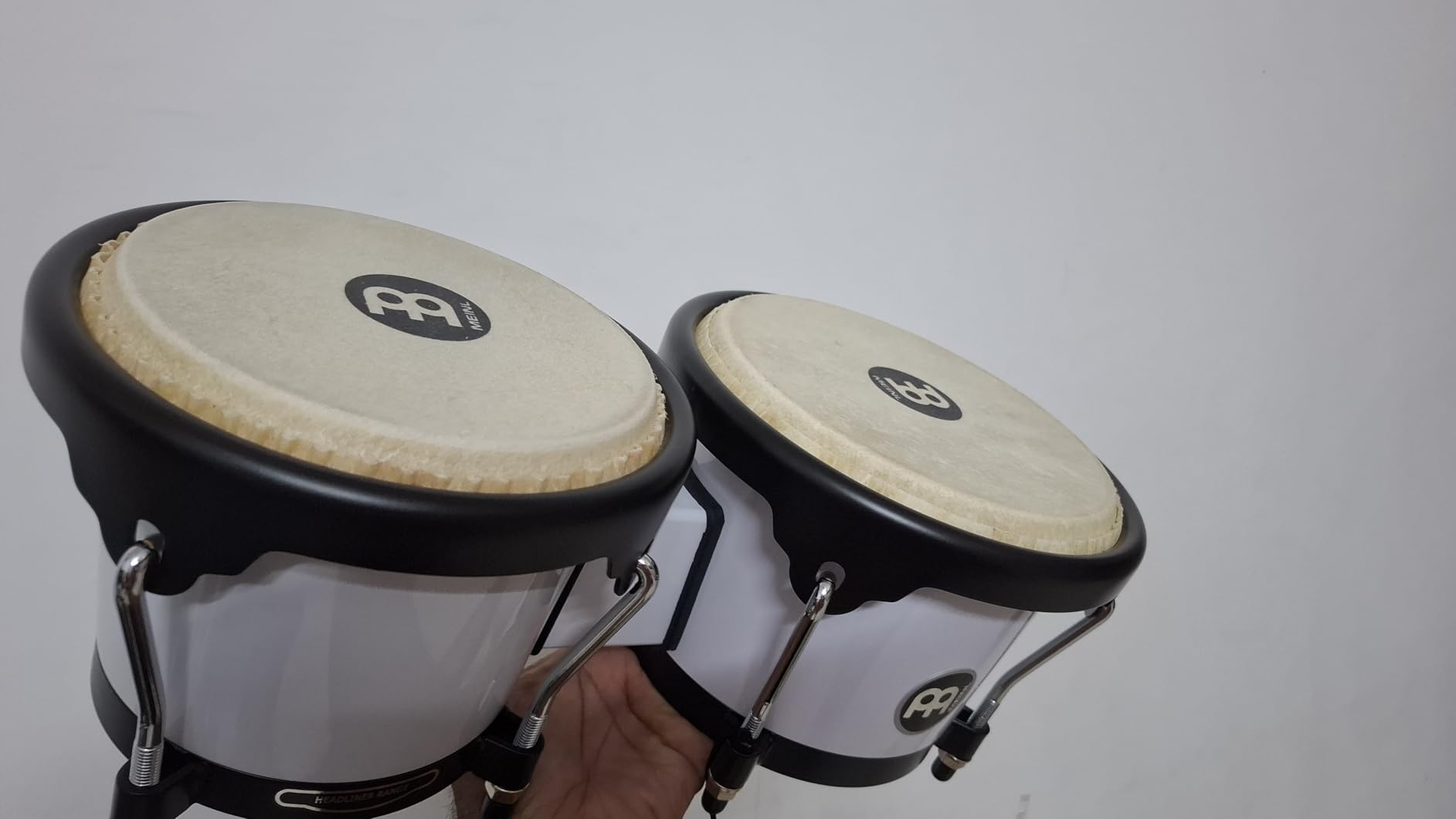 Meinl Journey HB50WH Bongos Weiß 6,5+7,5 Zoll