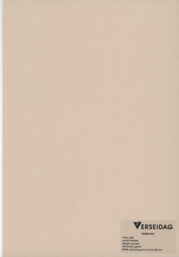 Sauleda Office Sunblock 0987 Verdunklungsstoff Grau blickdicht