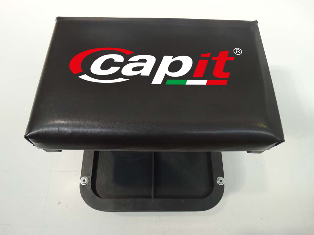 Capit Paddock Werkstatthocker Rollen Ablage 37x35 cm