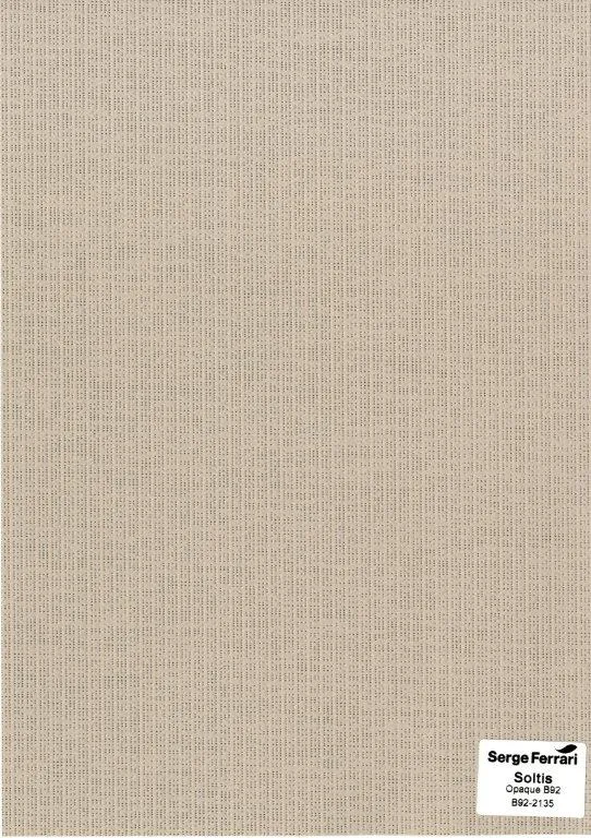 Sauleda Office Soltis Opaque B92-N-2135 Markisenstoff Beige Arena