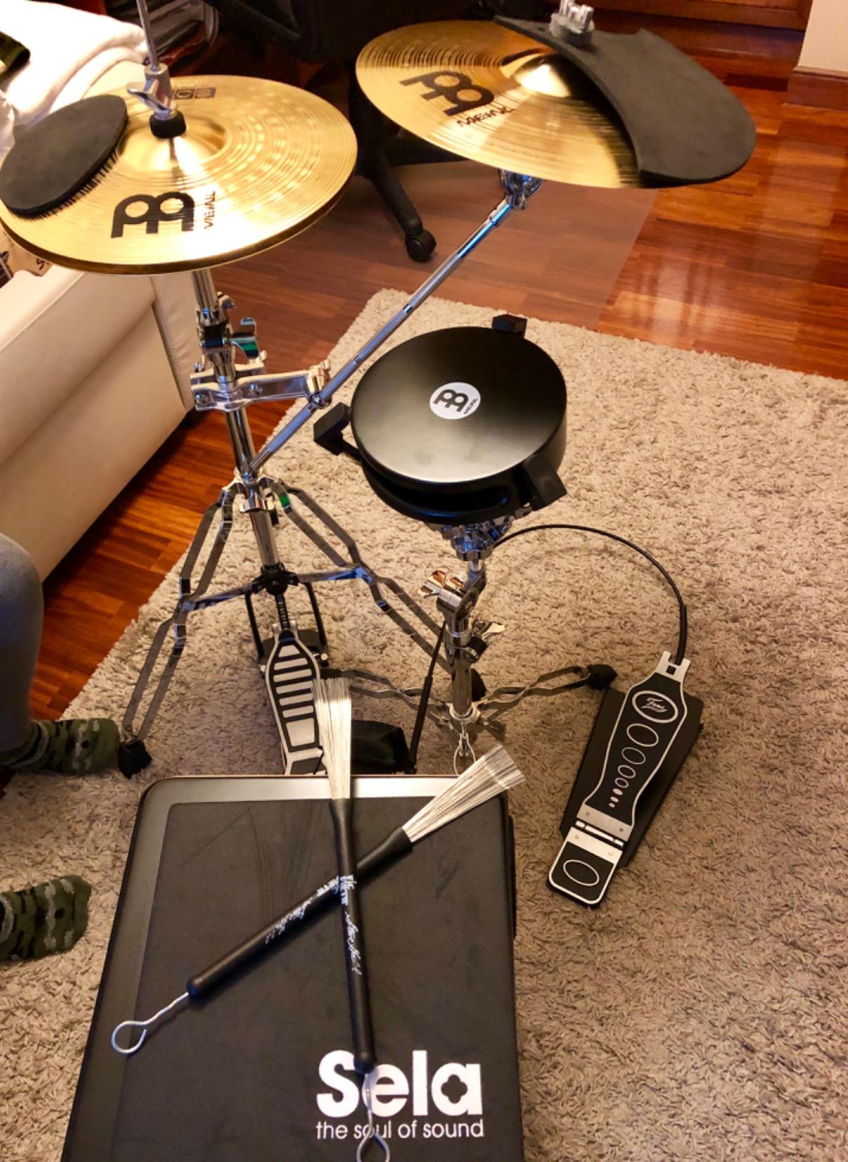 MEINL Cajons MCS2-BK Mountable Cajon Snare Schwarz