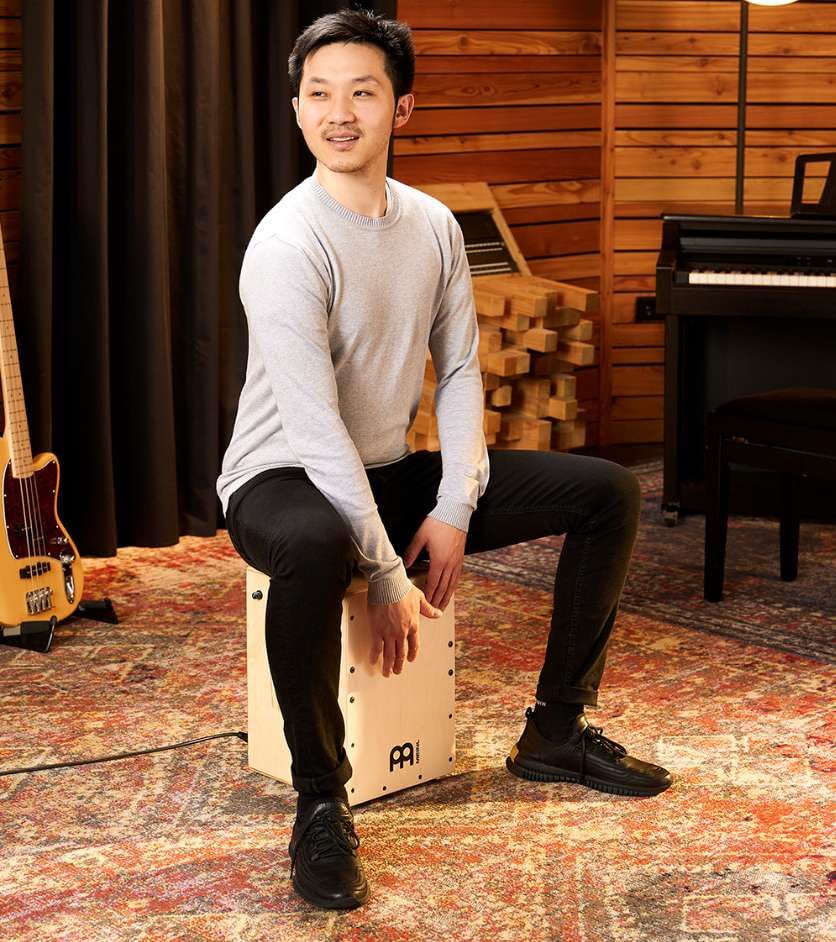 Meinl Pickup PJC50B Jam Cajon Birke 38 cm Tonabnehmer